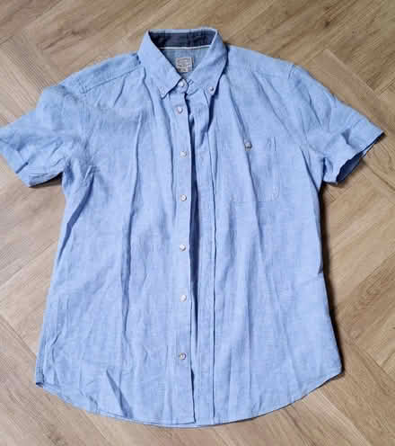Photo of free Men's short sleeved cotton/linen mix summer shirt - Size M (Boughton Monchelsea ME17) #1
