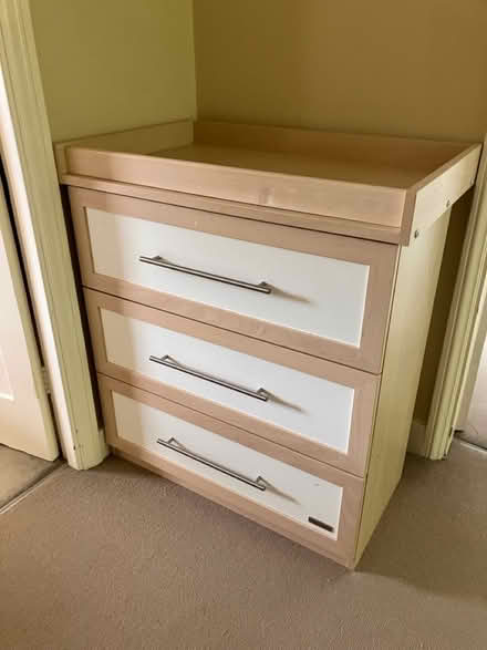 Photo of free Chest of drawers with baby change (Stamford PE9) #2