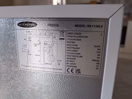 Photo of free Undercounter Refrigerator (CT2) #3