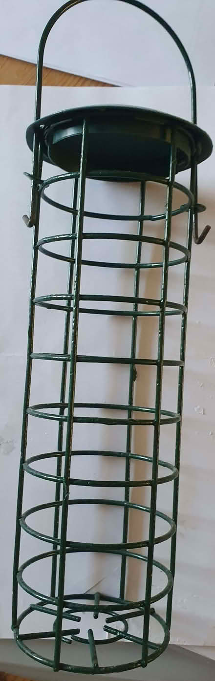 Photo of free 9 inch metal bird seed holder (Crown Wood RG12) #1