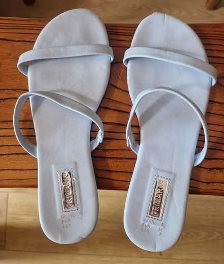 Photo of free Flat Sandals Size 5 Pale Blue (Shoeburyness (SS3)) #1