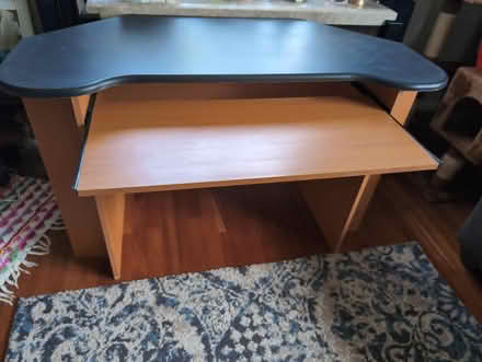Photo of free Desk with slide out tray (North West Longmont) #2