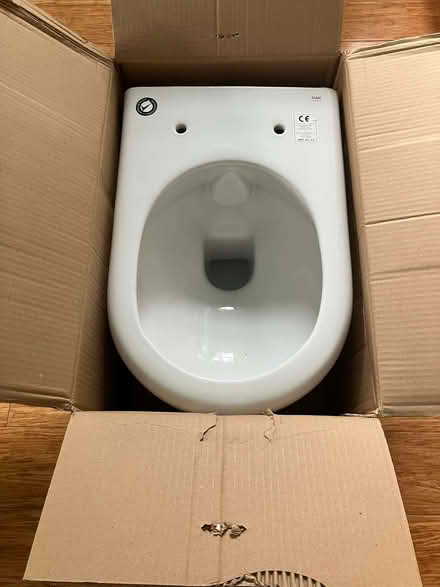 Photo of free Wall hung toilet (RAK) unused in original packaging. (Finsbury Park N4) #1