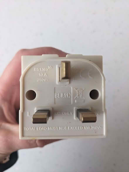 Photo of free Double plug adaptor (Wavertree Nook L15) #1