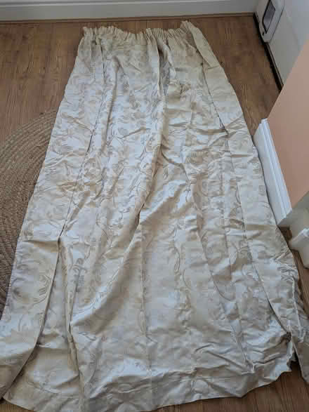 Photo of free 2 pairs Cream curtains (Prenton CH43) #2