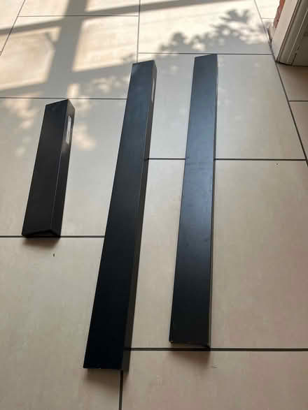 Photo of free IKEA black RIBBA shelves (Wimbledon SW19) #2