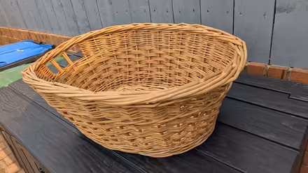 Photo of free Wicker laundry basket (Croxdale DH6) #1