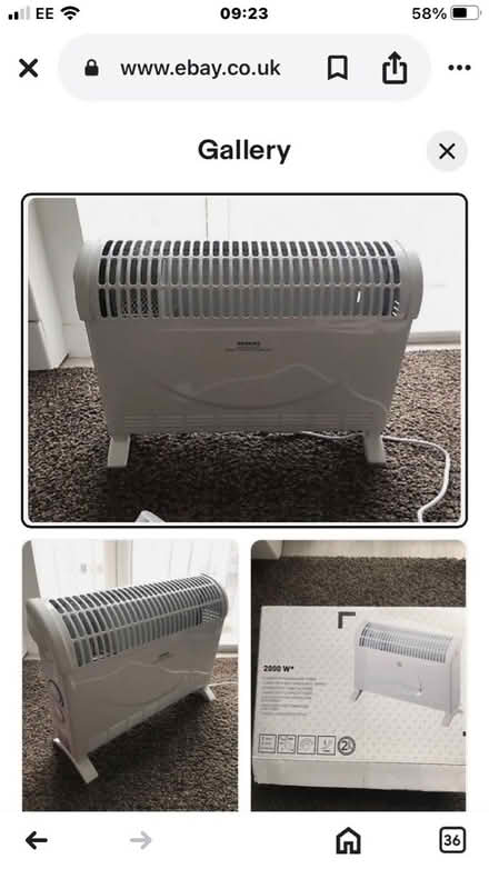 Photo of free Convector heaters x 2 (Lower Sydenham) #1