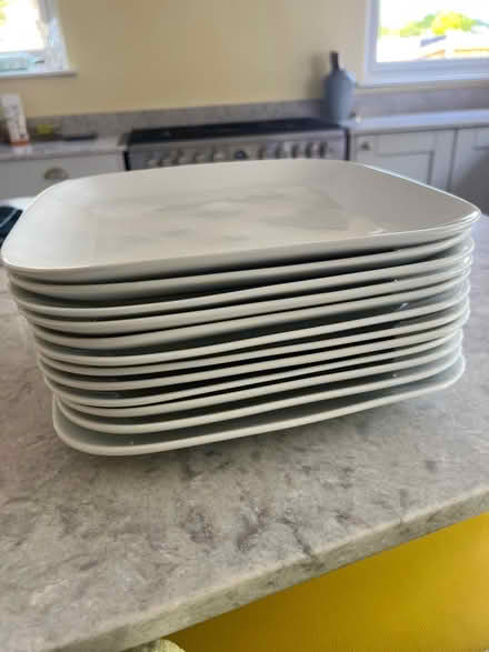 Photo of free 11 inch white dinner plates (Layer-de-la-Haye CO2) #1