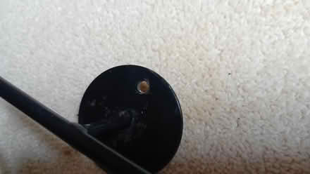 Photo of free Black metal towel rail and toilet holder (Benhall GL51) #3