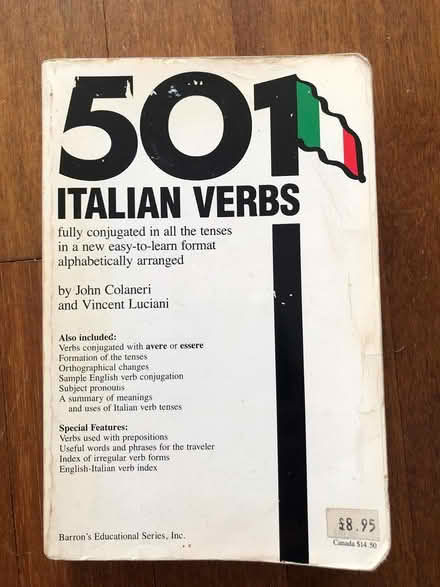 Photo of free Book Italian Verbs #1 (Liphook) #1
