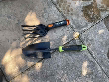 Photo of free Hand fork & trowel well used (Oswestry SY11) #1