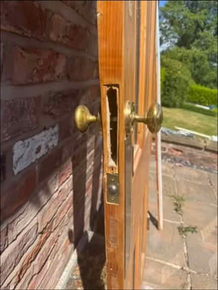 Photo of free Victorian glazed wooden door (Chirk Bank) #3