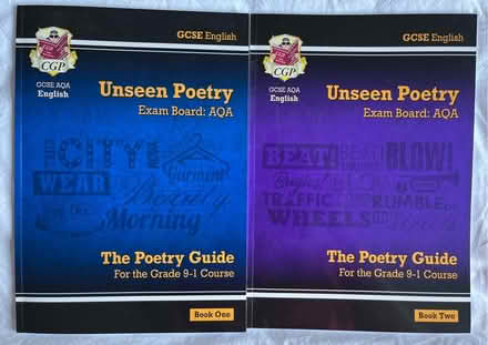 Photo of free GCSE English Lit poetry guides (Myton Park CV32) #1