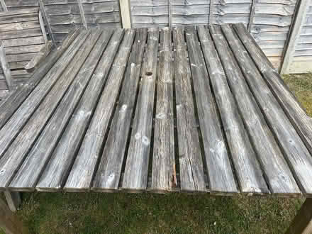 Photo of free 8 seater square garden table (GU6 8QW) #2