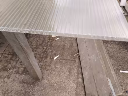 Photo of free One panel plastic double skin roofing - allotment etc (Nether Edge S7) #1