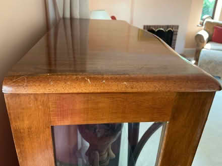 Photo of free Old cabinet glass on 3 sides (Layer-de-la-Haye CO2) #2