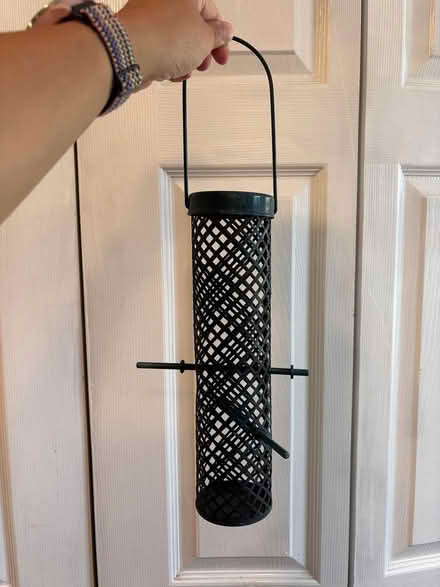 Photo of free Green metal bird feeder (SW Denver (Alameda + Federal)) #1