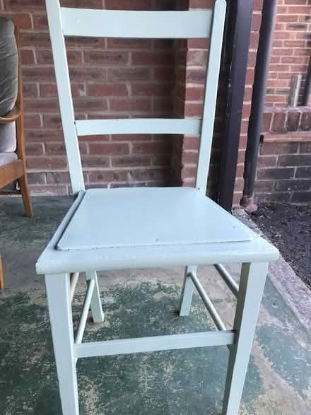 Photo of free Wooden painted chair (Marlborough SN8) #1