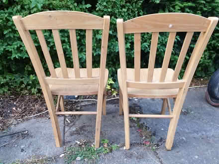 Photo of free Wooden chairs x 2 (Letchworth SG6) #2