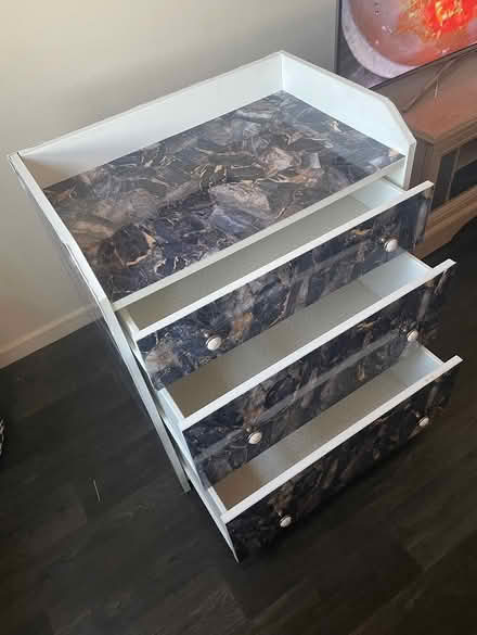 Photo of free Chester Drawer – Marble Look (RM10) #2