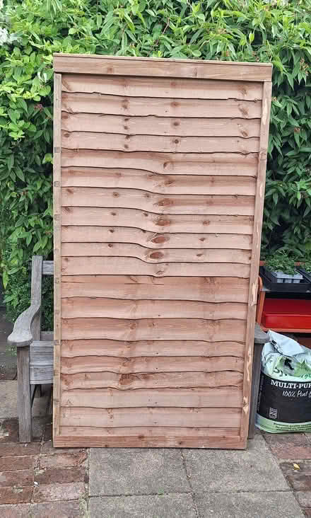 Photo of free New fence panel 6' tall by 3' wide (Epping CM16) #1