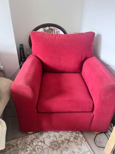 Photo of free Comfy red armchair (New Catton NR3) #1
