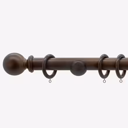 Photo of wooden curtain pole (Stoke ST4) #1