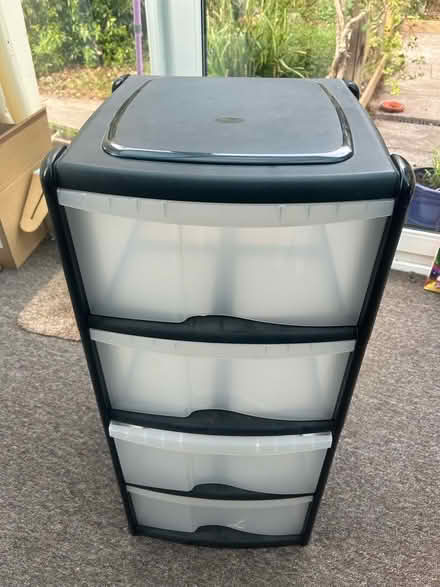 Photo of free 4 drawer storage unit (Sheet GU31) #1