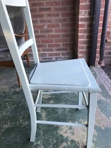 Photo of free Wooden painted chair (Marlborough SN8) #2