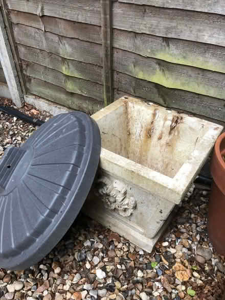 Photo of free Large concrete pot (East Carleton NR14) #2