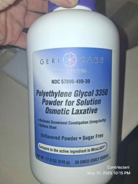 Photo of free Unopened Unflavored Powder Laxative (Old Folcroft) #1