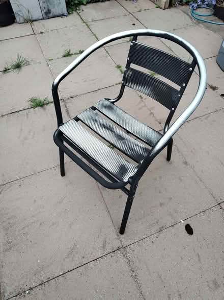 Photo of free 8x aluminium patio chairs (Apley TF1) #1