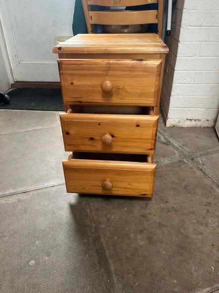 Photo of free Bedside drawers (Barnard's Green WR14) #1