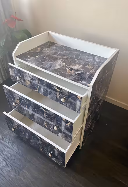 Photo of free Chester Drawer – Marble Look (RM10) #1