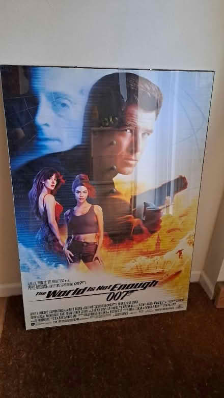 Photo of free The World Is Not Enough poster in clip frame (Winkfield Row RG42) #1