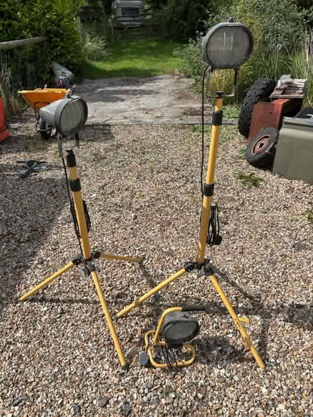 Photo of free Lights portable worksite adjustable (Old Dilton BA13) #1