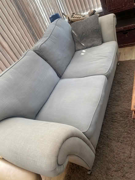 Photo of free Grey cloth material sofa (Selsey) #2