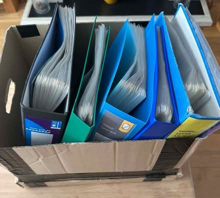 Photo of free Folders with plastic inserts (Bushey Village WD23) #1