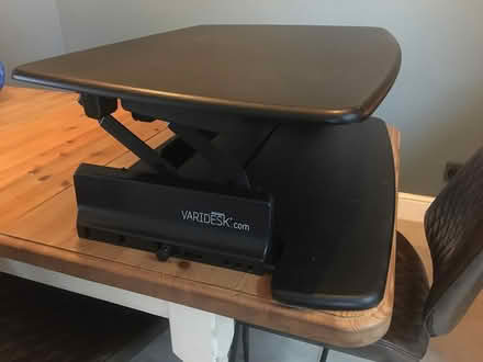 Photo of free Vari-desk raise lower desk (Greenfield OL3) #3