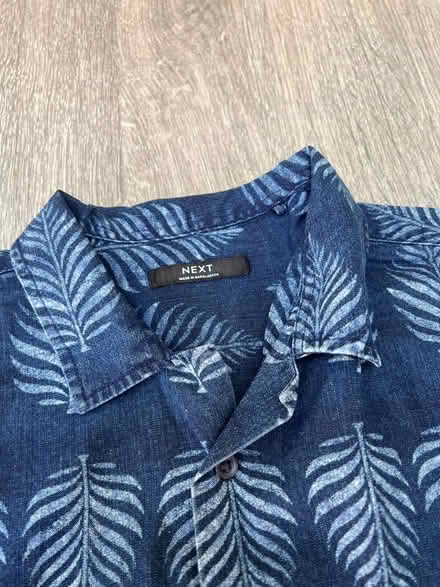 Photo of free Next Blue patterned Short Sleeve Shirt. 10 years. (Southsea PO4) #3