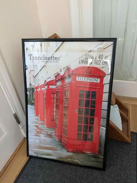 Photo of free Large poster frame (Watertown-Belmont Line) #1