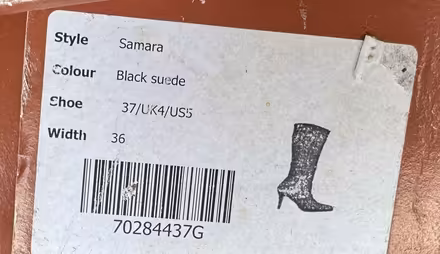 Photo of free Black Suede Duo Boots. Size 4/37 (Beaconsfield HP9) #3