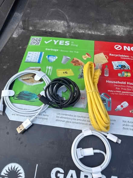Photo of free Random cables (95112) #1