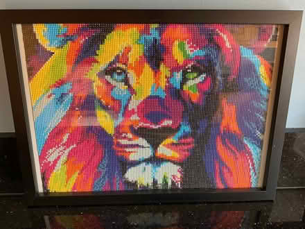 Photo of free Beaded Lion Picture (Waverton CH3) #1
