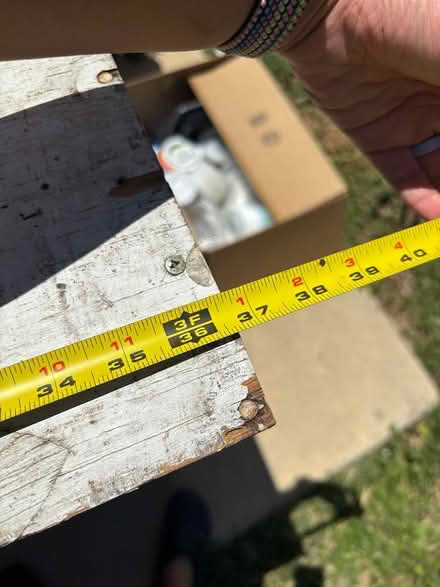 Photo of free Wooden storage shelf (SW Denver (Alameda + Federal)) #3