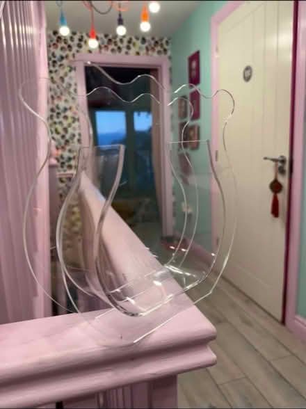 Photo of free 2 x Perspex vases (Dawlish Devon) #1