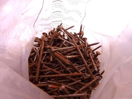 Photo of free 2kg bag of Round Head Nails (Hartwood Green PR6) #2