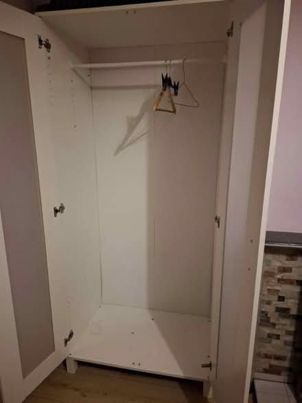 Photo of free ikea aneboda white wardrobe (CB5 8PA) #2