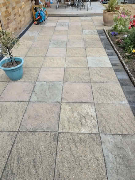 Photo of free Used concrete paving slabs, different colours (Little Downham CB6) #3